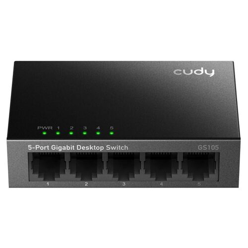 Cudy GS105 commutateur réseau Gigabit Ethernet (10/100/1000) Noir