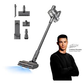 Dreame R20 Aspirateur Balai sans Fil puissante de 190AW, Autonomie 90min, Détection de saleté, Affichage LED, Lumières Bleues, Design Anti-emmêlement, Nettoyage de Maison, Poils et Tapis