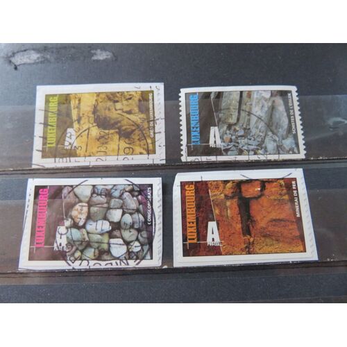 Lot De 4 Timbres "Géologie : Les Couleurs Du Luxembourg" - 2005 - Luxembourg