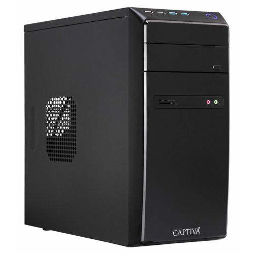CAPTIVA Power Starter R64-148 AMD Ryzen 5 5600G 8 Go DDR4-SDRAM 480 Go SSD Windows 11 Home PC Noir