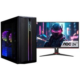 CAPTIVA R82-896 AMD Ryzen 7 5700G 16 Go DDR4-SDRAM 1 To SSD Windows 11 Home Bureau PC Noir