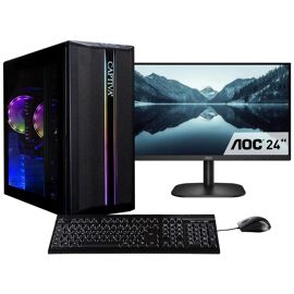 CAPTIVA Power Starter R80-026 TFT Bundle AMD Ryzen 7 5700G 32 Go DDR4-SDRAM 1 To SSD PC Noir