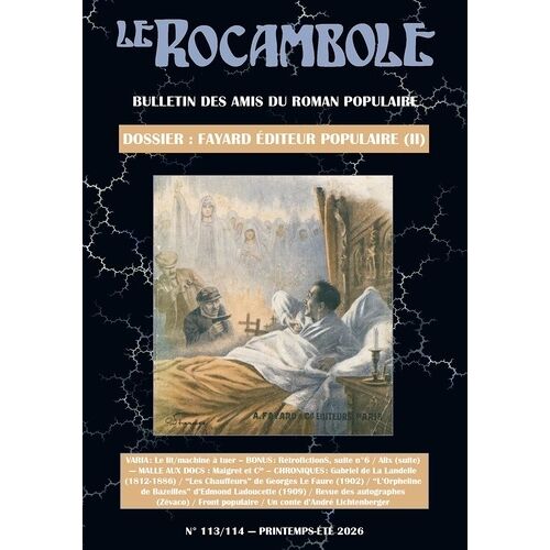Le Rocambole N°112-113 - Fayard Éditeur Populaire (Ii)