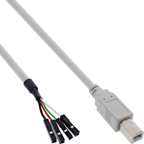 InLine 33440D câble USB 0,4 m USB B 0,48 Gbit/s Beige