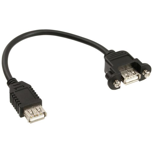 InLine 33441D câble USB USB 2.0 0,2 m USB A Noir