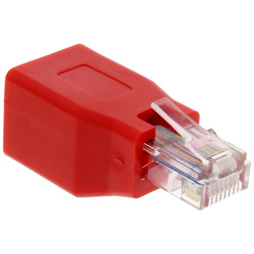 InLine 69994K changeur de genre de câble RJ-45 Rouge