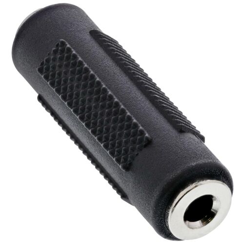 InLine 99306 changeur de genre de câble 3.5mm jack female 3.5mm Noir
