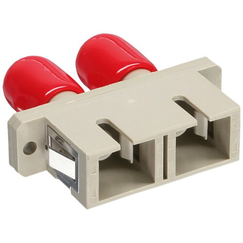 InLine 89991D adaptateur de fibres optiques SC/ST Beige