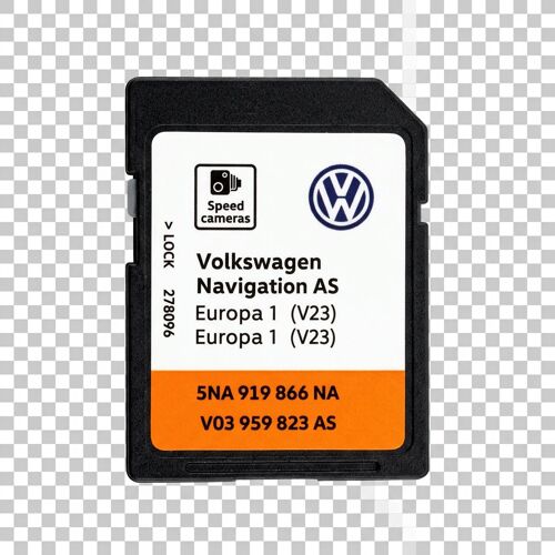 Carte SD Mise à Jour Navigation GPS Europe - v23 ECE 2026 - 5NA 919 866 NA - compatible avec Volkswagen Discovery Media 2 - MIB2 - 32 GB