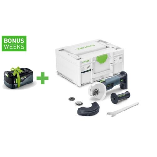 Meuleuse d'angle sans fil AGC 18-125 EB-Basic Sans batterie ni chargeur - FESTOOL - 578367