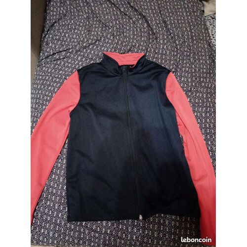 Blouson Jogging Marine Et Rouge Garçon 8 Ans Très Bon État