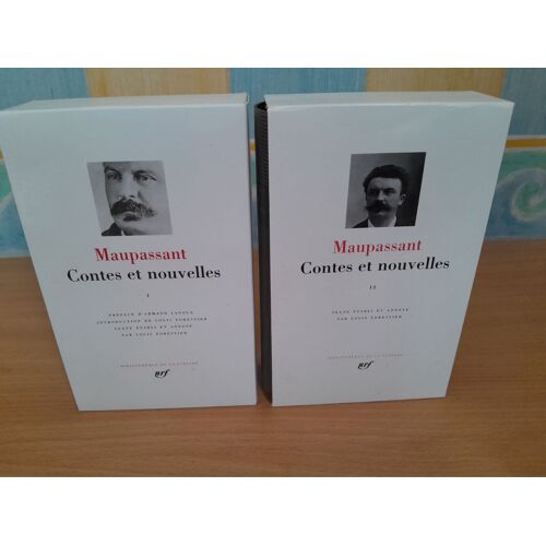 Pléiade Maupassant - Contes Et Nouvelles Tomes I Et Ii 