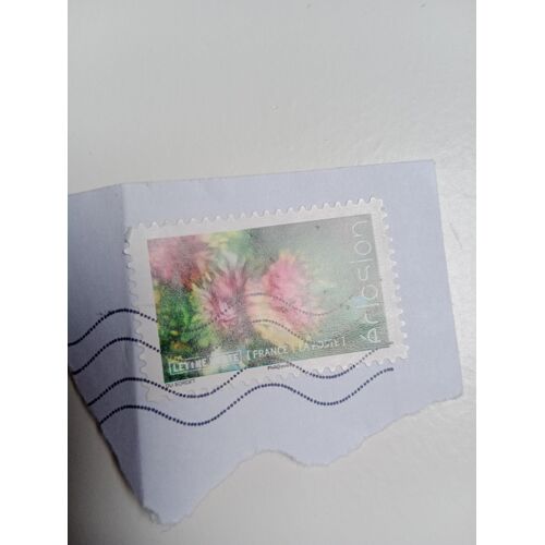 Timbre France Lettre Verte Yvert Bc1707 Eclosion Autoadhesif Oblitere De 2019