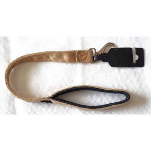 Laisse Courte De 50 Cm En Tissus Renforcé À La Poignée Martin Sellier Pour Chien.