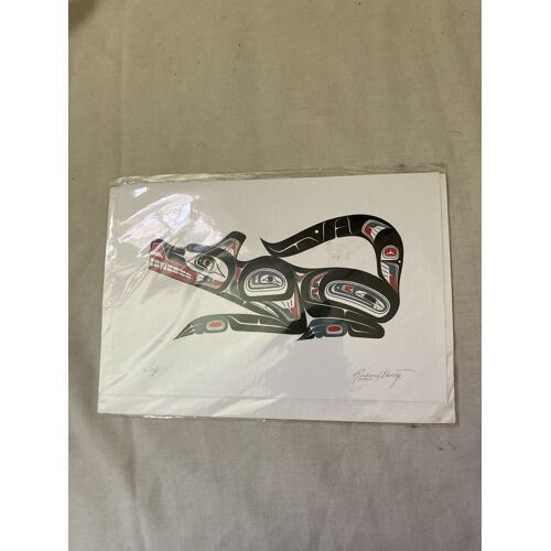 Carte D Art Richard Shorty Yukon Wolf 