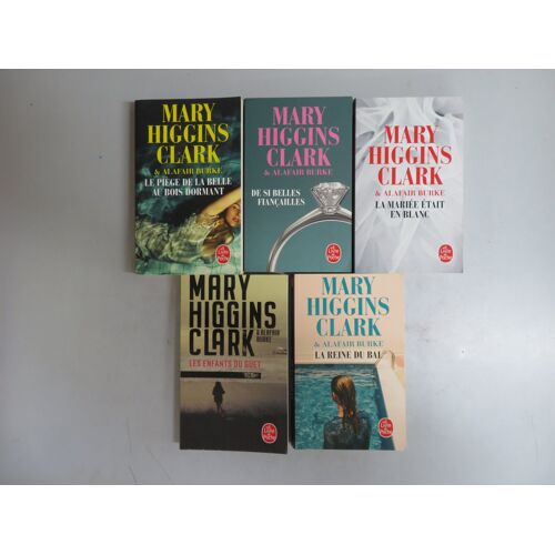 Lot De 5 Livres . Romans / Mary Higgins Clark Et Alafair Burke / Editions Livre De Poche