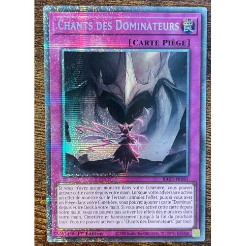 Yu-Gi-Oh! - Ra05-Fr081 - Chants Des Dominateurs (Starlight Rare)