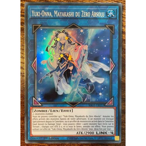Yu-Gi-Oh! - Ra05-Fr057 - Yuki-Onna, Mayakashi Du Zéro Absolu (Super Rare)