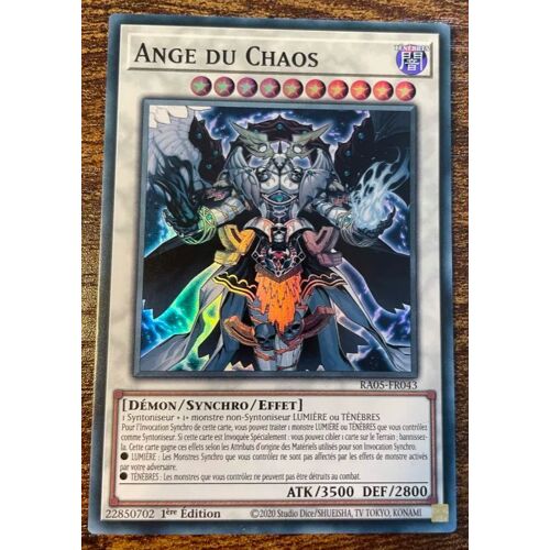 Yu-Gi-Oh! - Ra05-Fr043 - Ange Du Chaos (Super Rare)