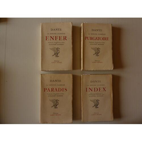 La Divine Comédie. Edition D'Alexandre Masseron En 4 Volumes, Chacun Dédicacé, Avec Une Lettre De L'Auteur, Postérieure Aux Parutions. Les Volumes Ne Sont Pas Coupés.