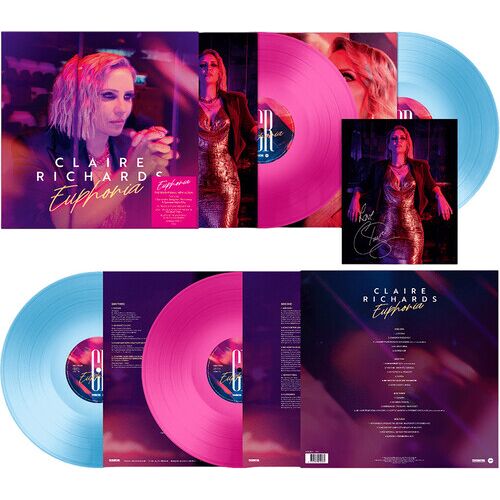 Claire Richards - Euphoria - Autographed 140-Gram Colored Vinyl [Vinyl Lp] Colored Vinyl, 140 Gram Vinyl, Autographed / Star Signed, Uk - Import