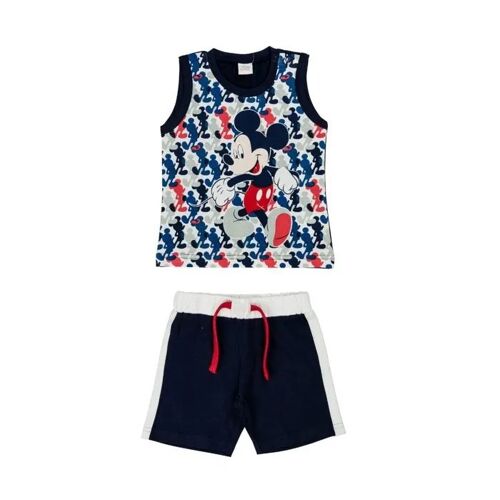Ensemble Mickey 2 pièces sans manches en jersey, 24 mois