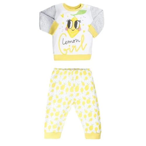 Pyjama Jersey Ellepi Citron Fille 24 Mois
