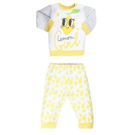 Ellepi Jersey Pyjama Citron Fille 3 Ans