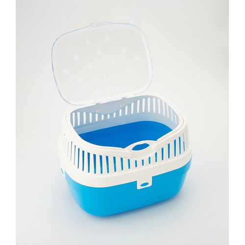 Cage De Transport Aladino Ferplast Bleue Pour Rongeur Taille M
