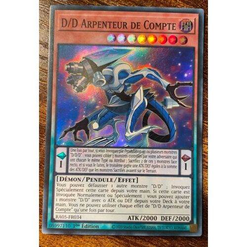 Yu-Gi-Oh! - Ra05-Fr034 - D/D Arpenteur De Compte (Super Rare)