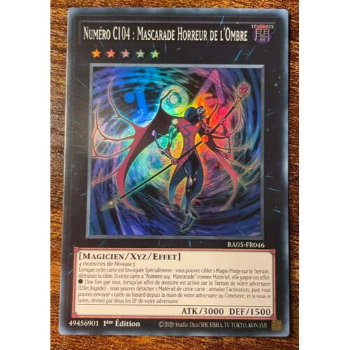Yu-Gi-Oh! - Ra05-Fr046 - Numéro C104 : Mascarade Horreur De L'Ombre (Super Rare)