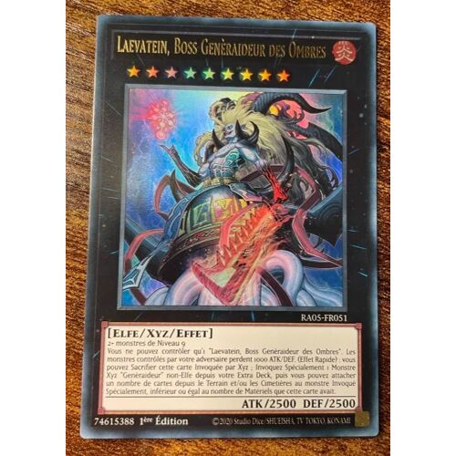 Yu-Gi-Oh! - Ra05-Fr051 - Laevatein, Boss Genèraideur Des Ombres (Ultra Rare)