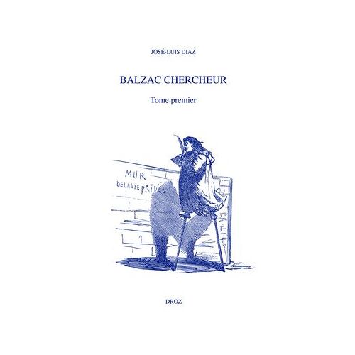 Balzac Chercheur