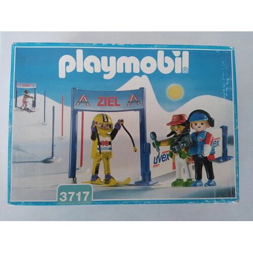 3717 PLAYMOBIL SPORT LOISIR VINTAGE : Arrivé de Ski / Ski Racing (MISB 1995)