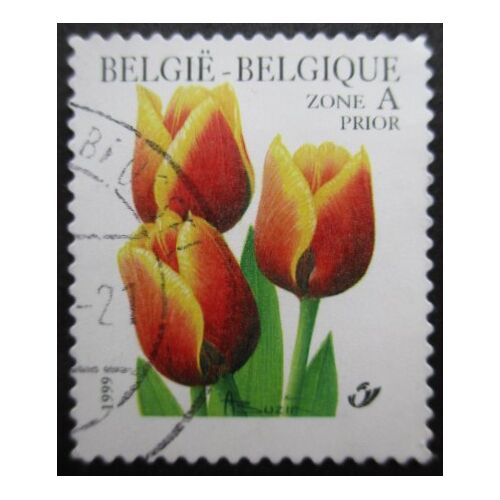 Belgique N°2876 Dentelé 14 X 13,5 Tulipes Oblitéré