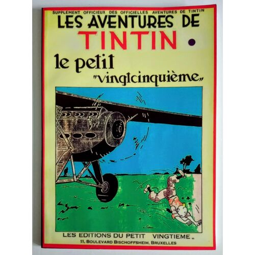 Pastiche Tintin - Le Petit Vingtcinquième