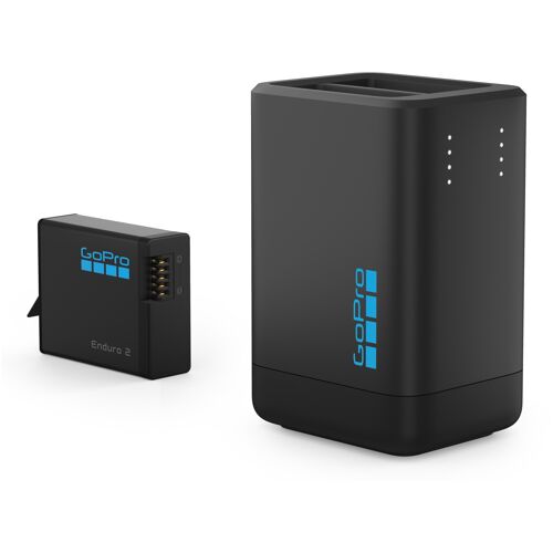 GoPro Dual Battery Charger + Enduro 2 Battery (MISSION 1 Series + HERO13 Black) Chargeur de batterie de caméra
