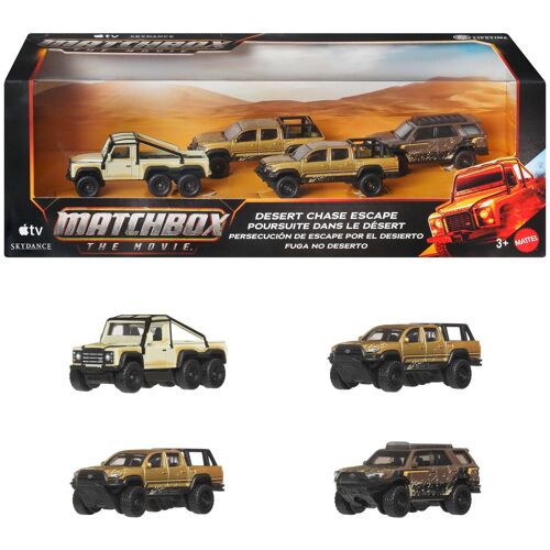 Matchbox Matchbox-Coffret Poursuite Dans Le Désert À L'échelle