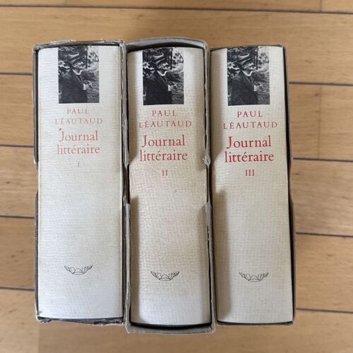 Paul Léautaud - Journal Littéraire - Lot Des Trois Volumes