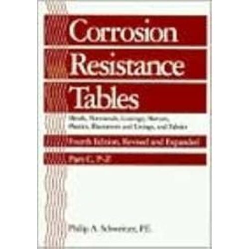 Corrosion Resistance Tables (Corrosion Technology)