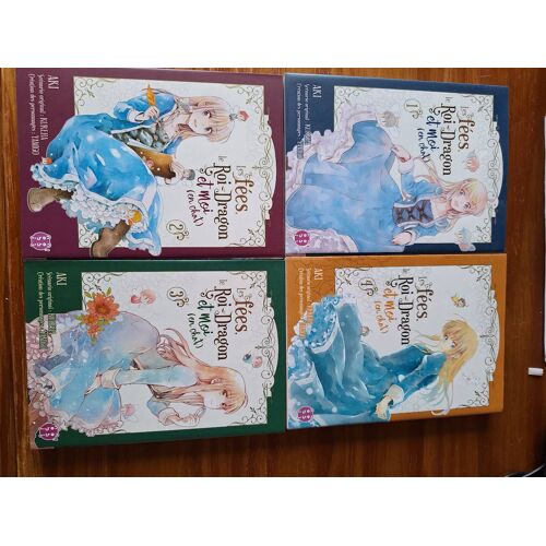 Lot 4 Mangas Les Fees, Le Roi Dragon Et Moi