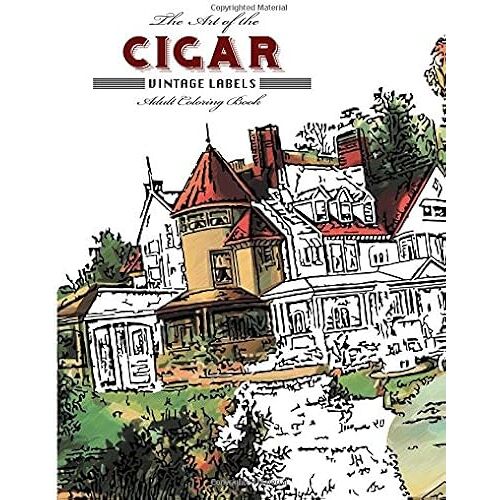 The Art Of The Cigar: Vintage Labels Coloring Book