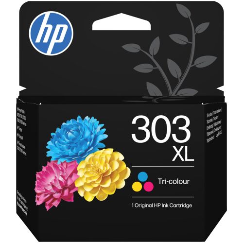 HP Cartouche d'encre trois couleurs 303XL grande capacité authentique