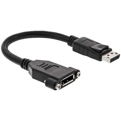 InLine 17100I câble DisplayPort 0,2 m Noir