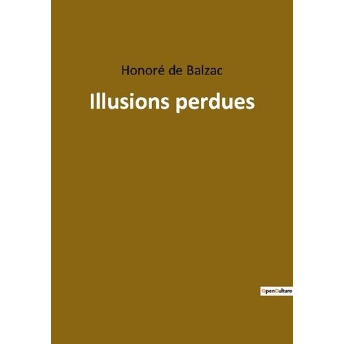 Les Classiques De La Littérature - Illusions Perdues