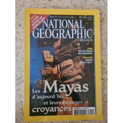 National Geographic France. Novembre 2004. Les Mayas.