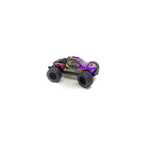 Absima Mini AMT Magic Violet Brushless 1:16 RC Modèle Voiture Monster Truck Électrique Transmission Intégrale (16030)