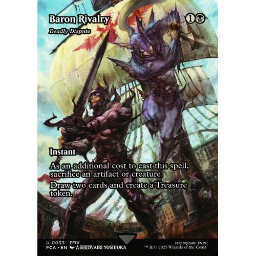 Deadly Dispute (Dispute Mortelle) - Magic - Final Fantasy - Trough The Ages Vo (Carte En Anglais) - U - 33/64