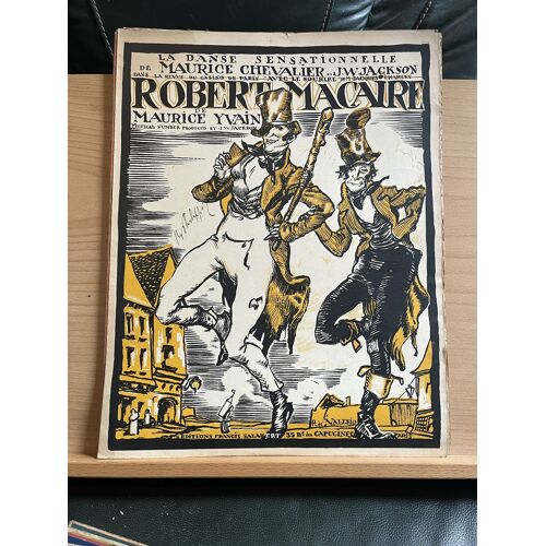 Maurice Yvain Robert Macaire Partition Piano Ed. Salabert