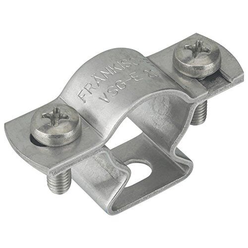 Fränkische Rohrwerke Collier de distance en acier inoxydable, Gaine + protection pour câbles, Argent